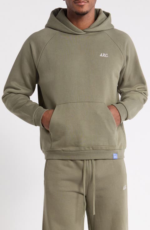 Raglan Sleeve Pullover Hoodie