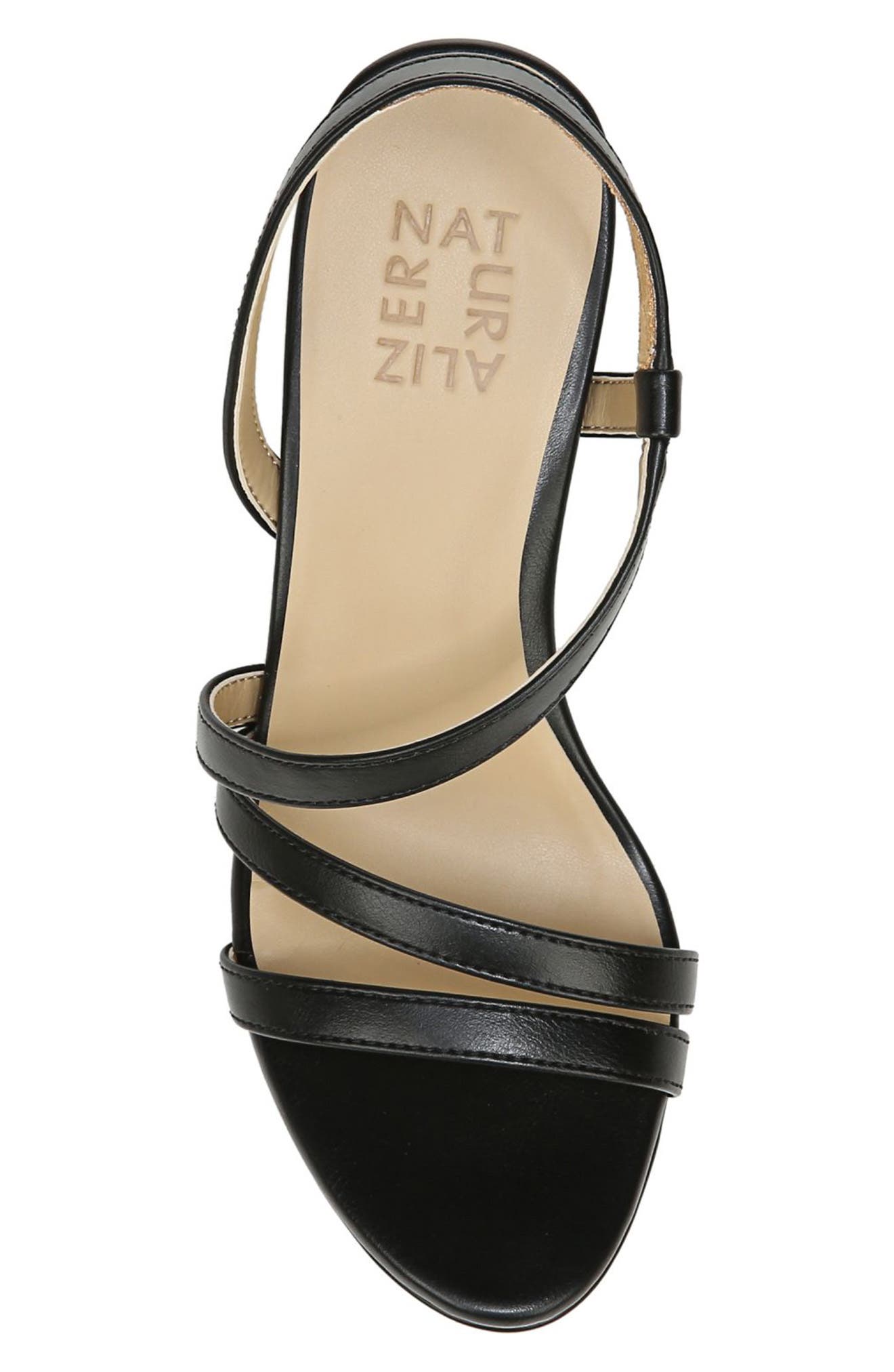 Brenta Strappy Sandal, Alternate, color, BLACK