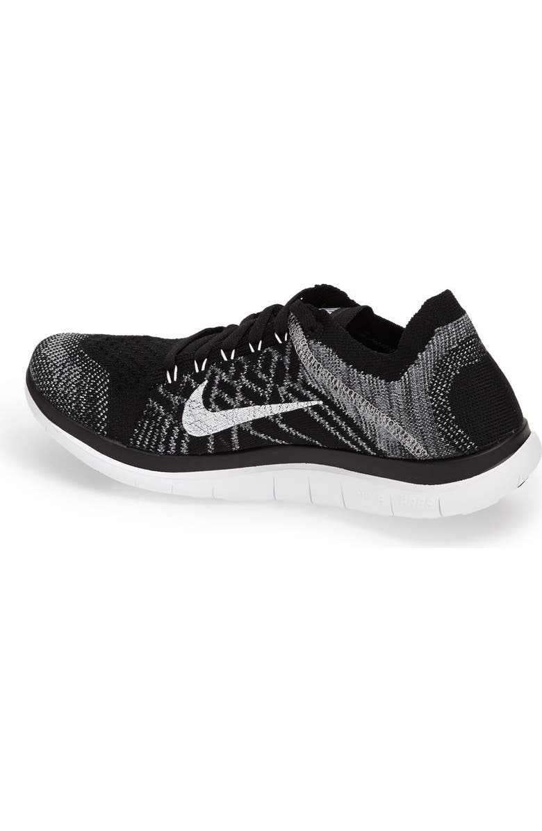 Nike 'Free 4.0 Flyknit' Running Shoe, Alternate, color,