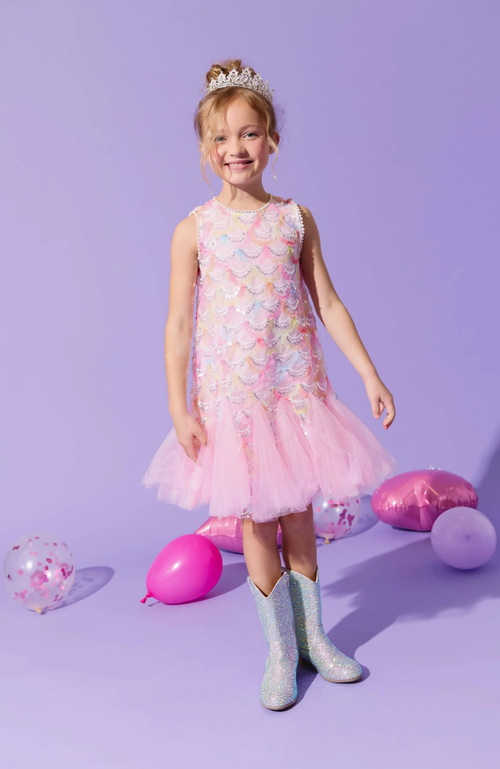 LOLA + THE BOYS LOLA + THE BOYS MERMAID MAGIC TUTU DRESS 