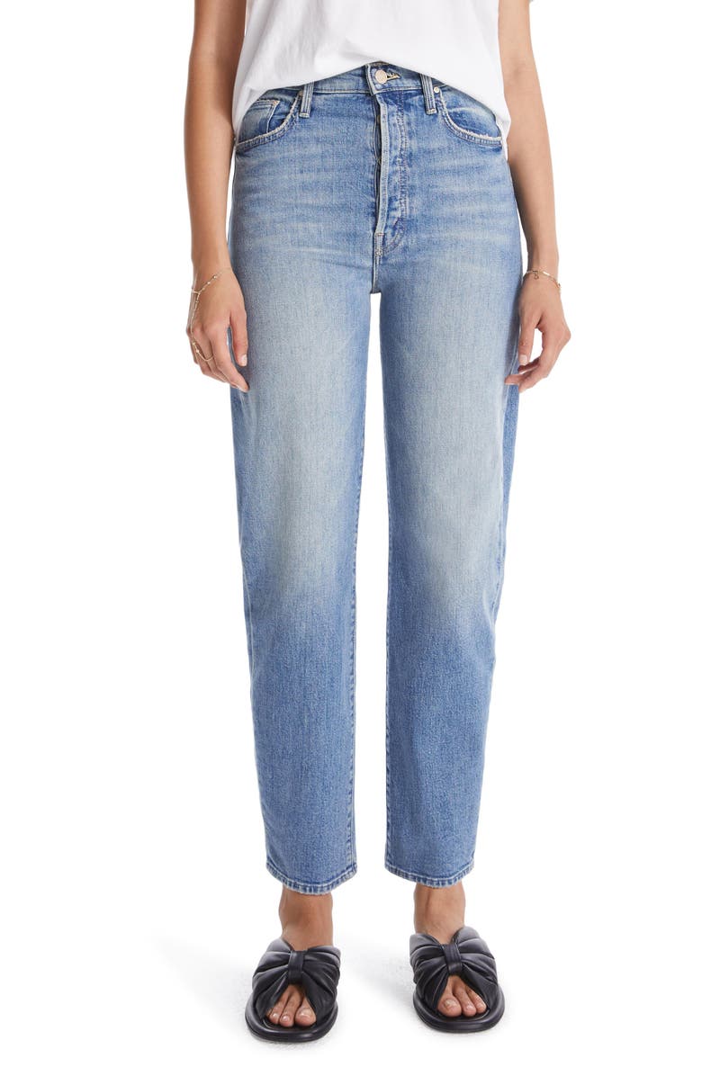 MOTHER The Curbside Ankle Straight Leg Jeans, Main, color, 