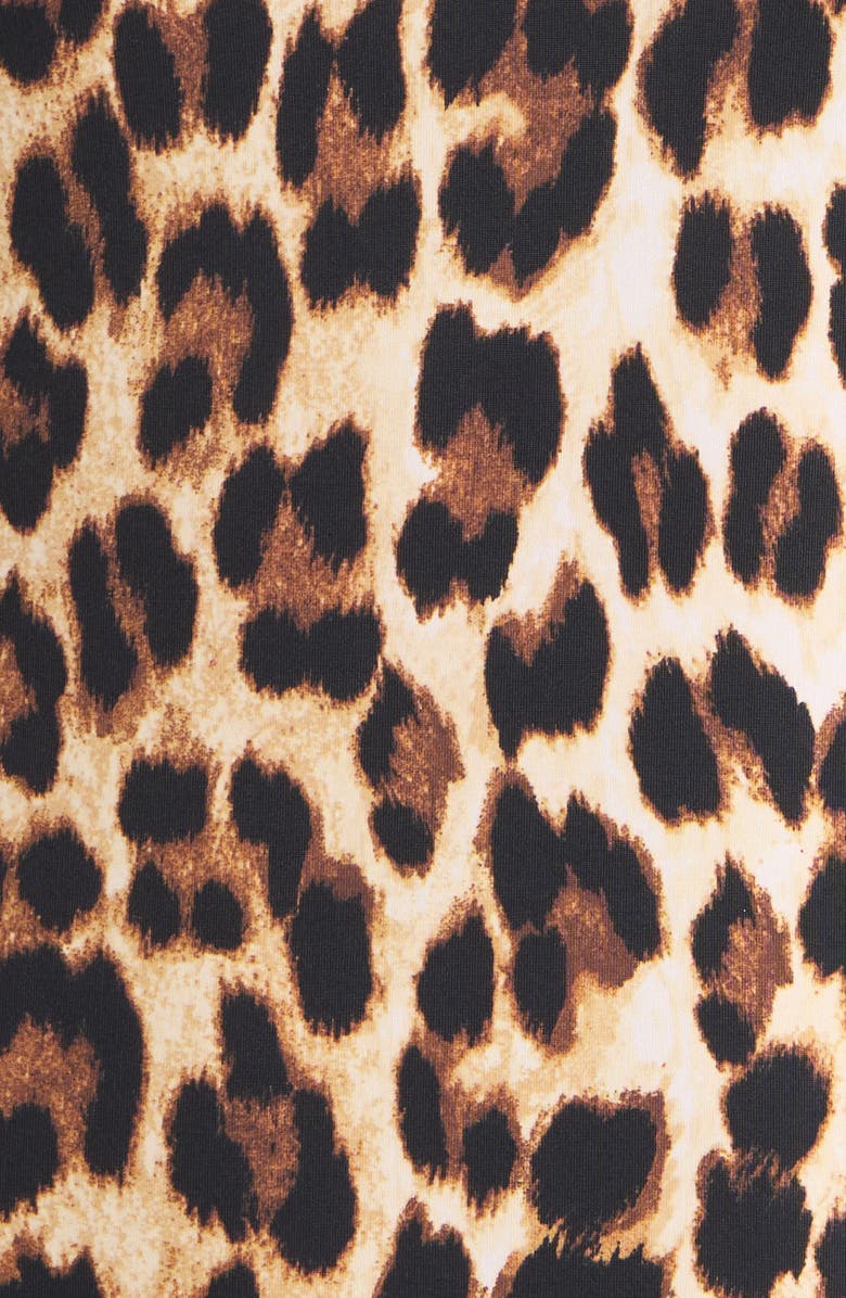 MANGO Halter Neck One-Piece Swimsuit, Alternate, color, Brown