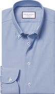 Charles Tyrwhitt Non-Iron Stretch Pinpoint Oxford Stripe Shirt