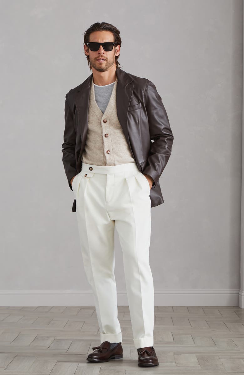 Brunello Cucinelli Blazer-style outerwear, Alternate, color, 