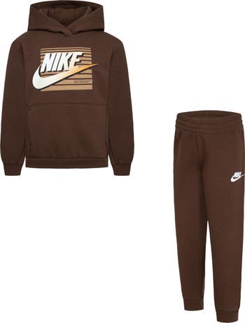 Kids' Gradient Futura Logo Pullover Hoodie & Joggers Set