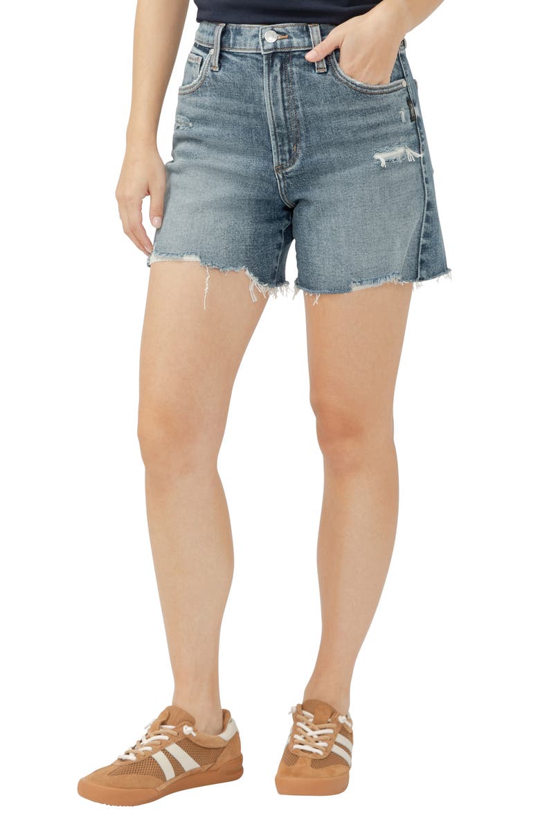 Silver Jeans Co. Highly Desirable Denim Shorts, Alternate, color, Indigo