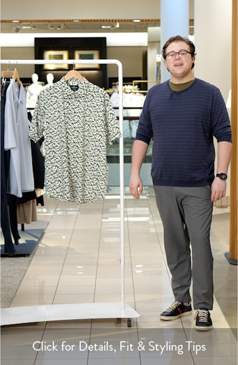 Bendigo Abstract Print Button-Up Shirt, sales video thumbnail