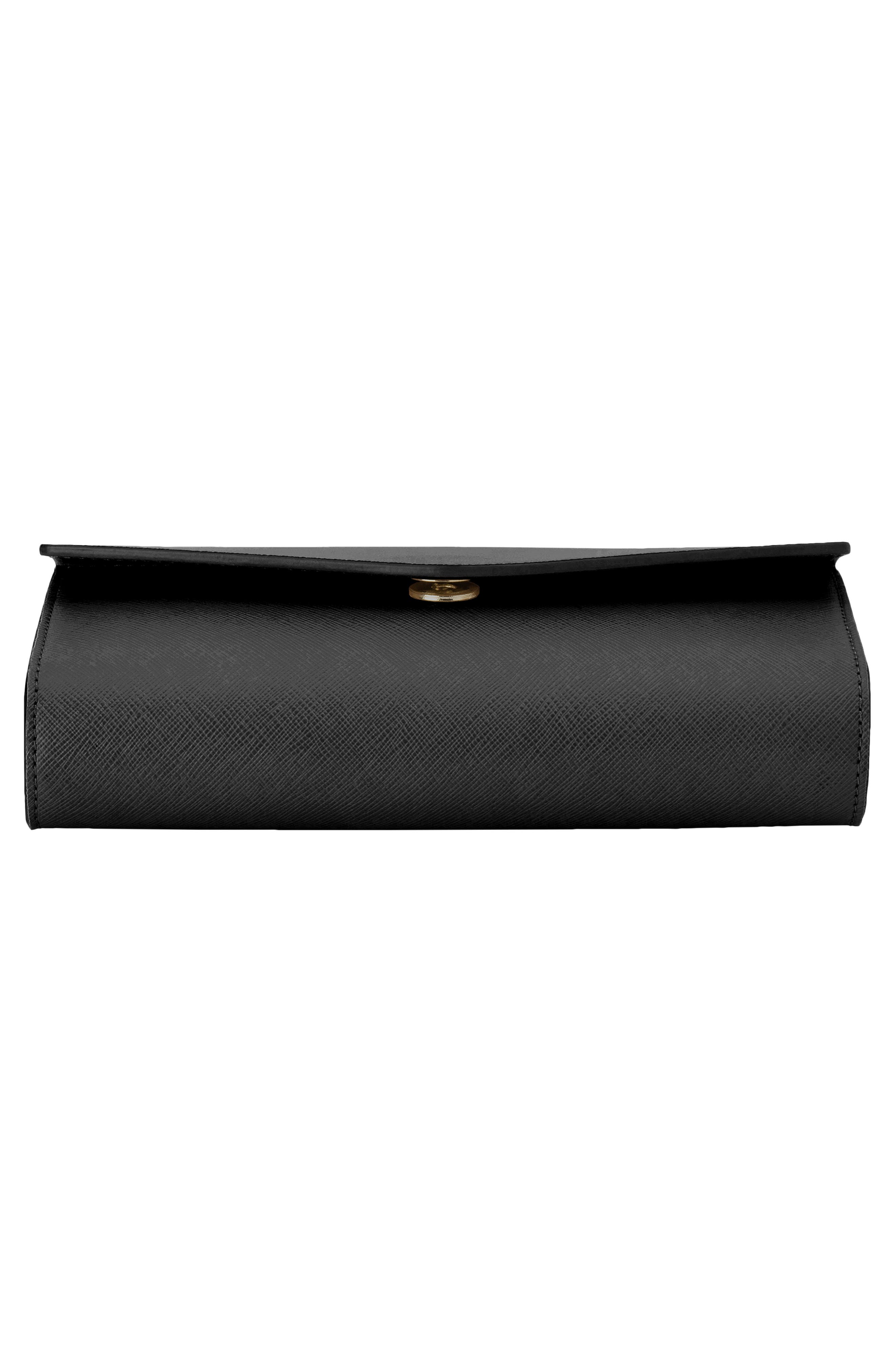 Olga Berg Nic Faux Leather Clutch, Alternate, color, 