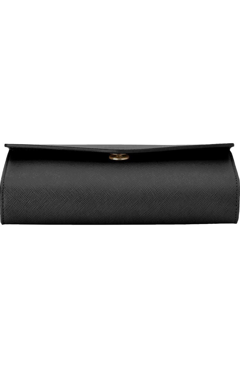 Olga Berg Nic Faux Leather Clutch, Alternate, color,
