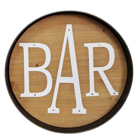 Bar Round Wall Decor