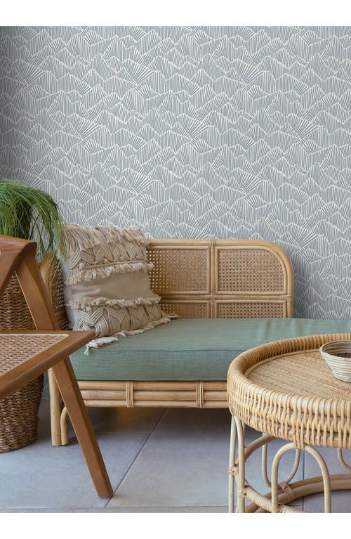 Wallpops Ridge Valley Peel & Stick Wallpaper In Blue