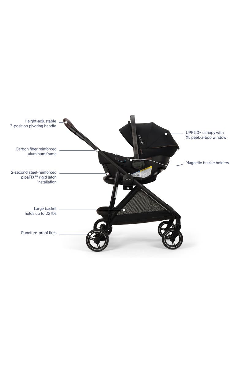 Nuna PIPA urbn Flex System, Alternate, color, Black