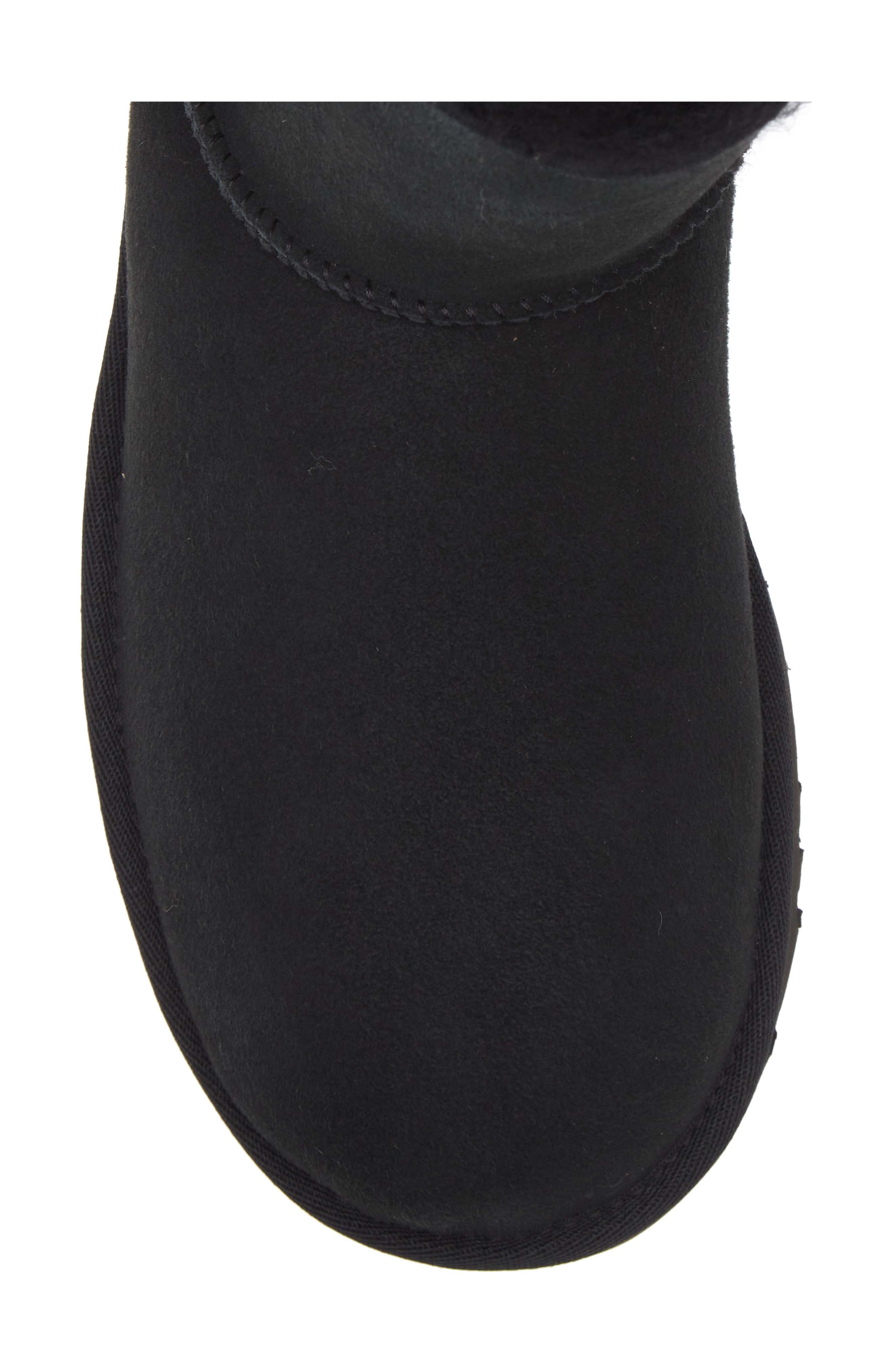 UGG<sup>®</sup> Classic Heritage Bow Genuine Shearling Bootie, Alternate, color, 