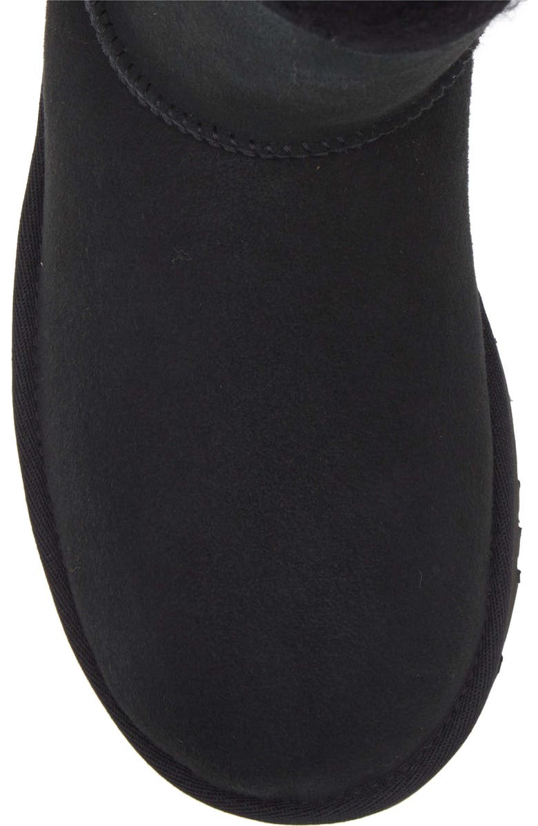 UGG<sup>®</sup> Classic Heritage Bow Genuine Shearling Bootie, Alternate, color,
