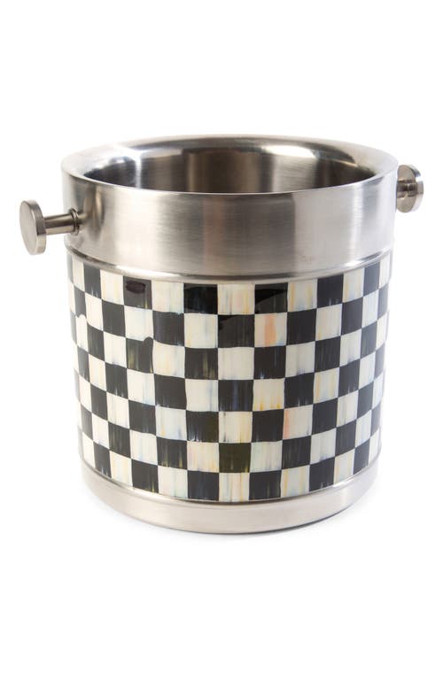 Mackenzie-childs Mackenzie Childs Courtly Check Ice Bucket