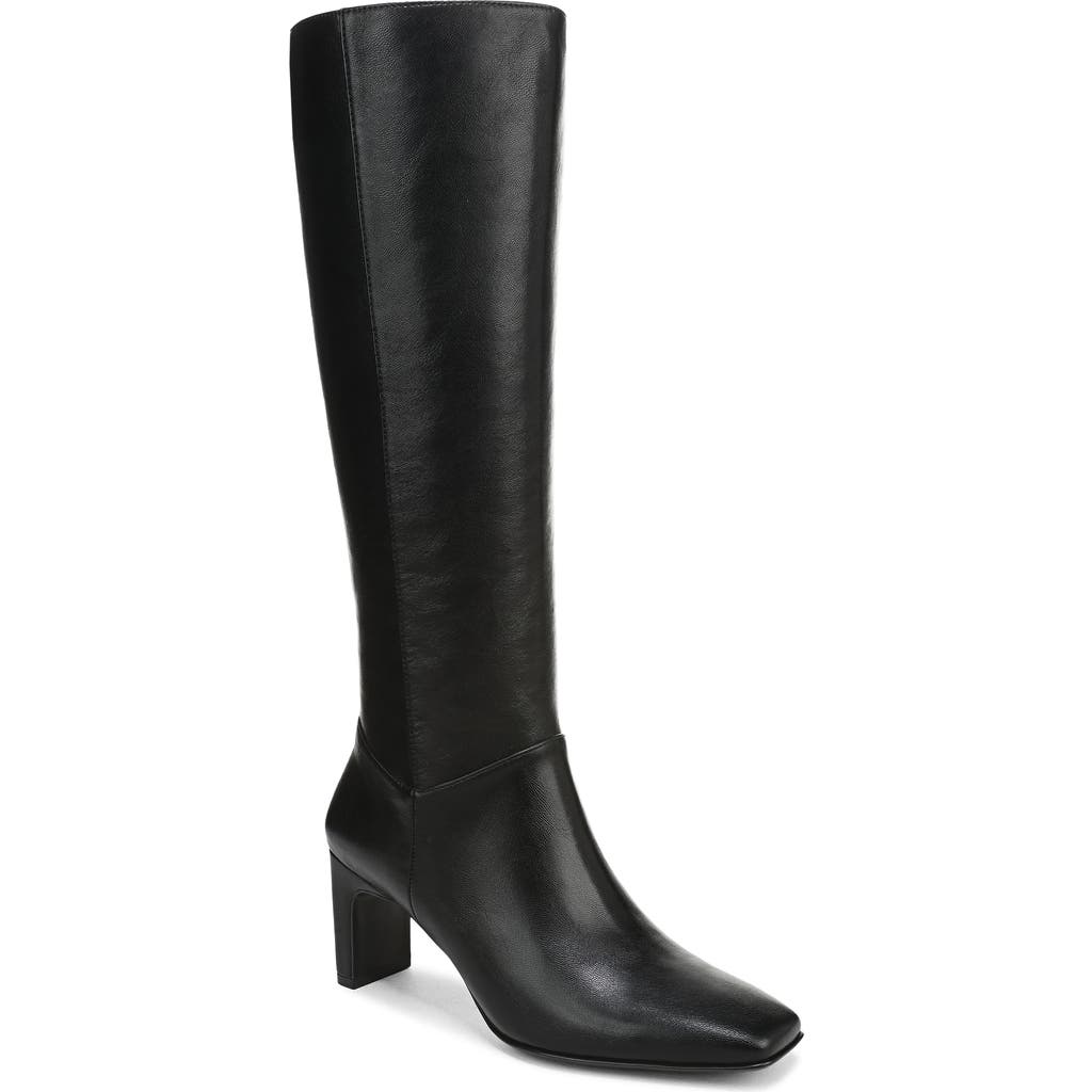 Naturalizer Nona Square Toe Boot In Black