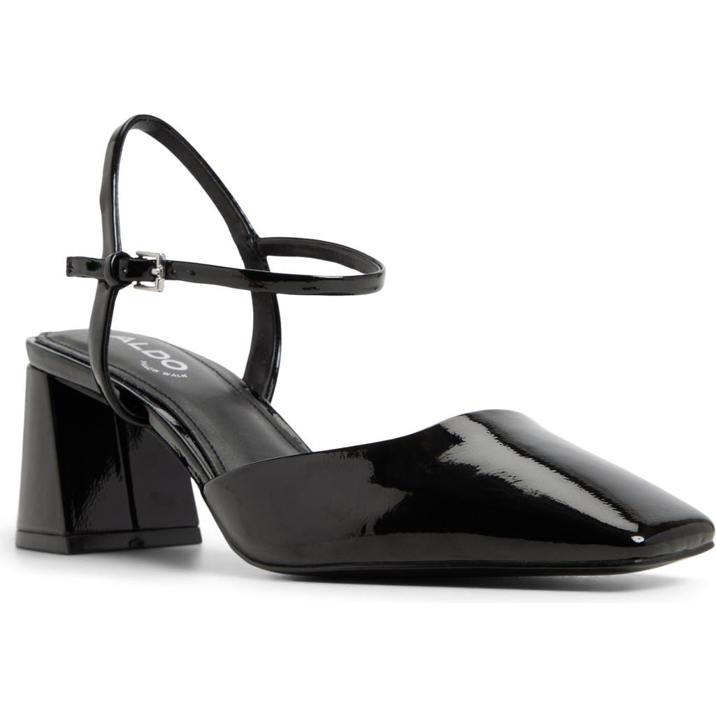 Aldo Gennifer Ankle Strap Pump In Black