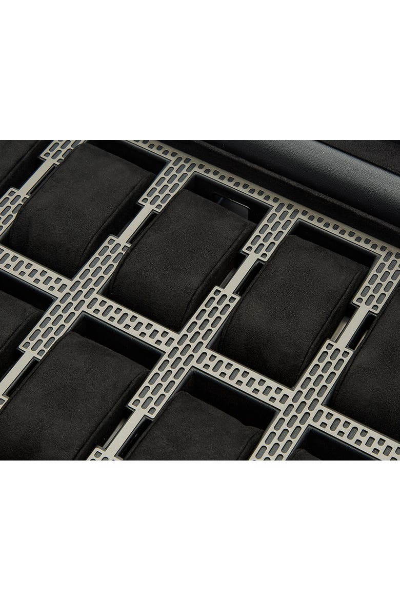 Axis 10 Piece Watch Box with Drawer, Alternate, color, Powder Coat