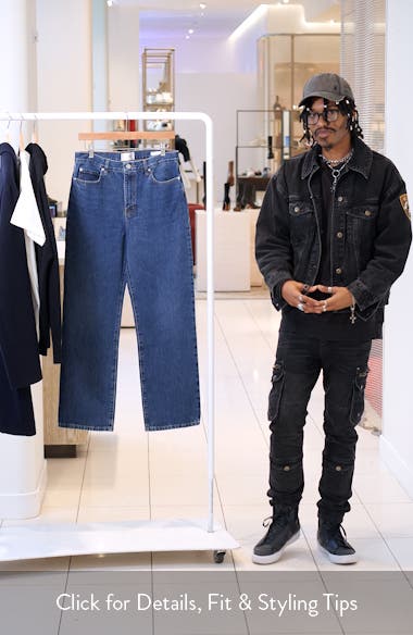 THE NINE ×OUT OF FRAMe denim 38 ワイドレック Frame 1978 Denim Wide-Leg Jeans | Saks Fifth Avenue