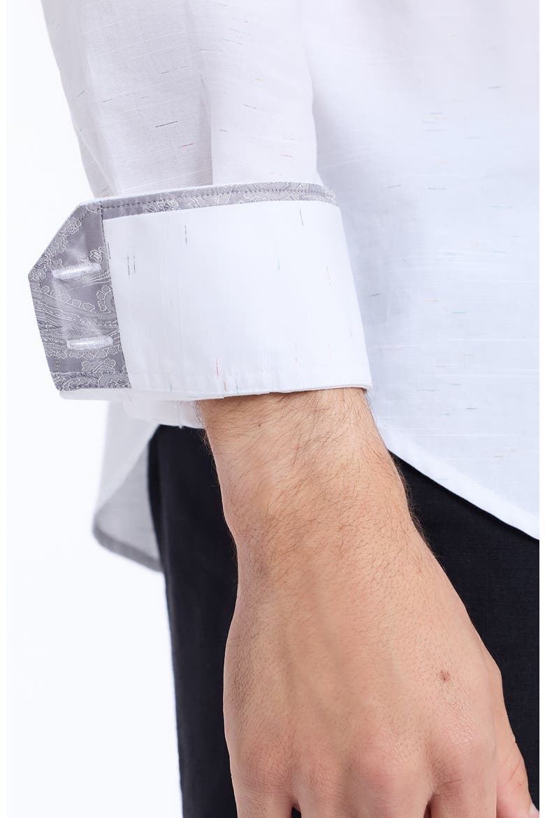 Avondale Cotton Button-Up Shirt, Alternate, color, IVORY