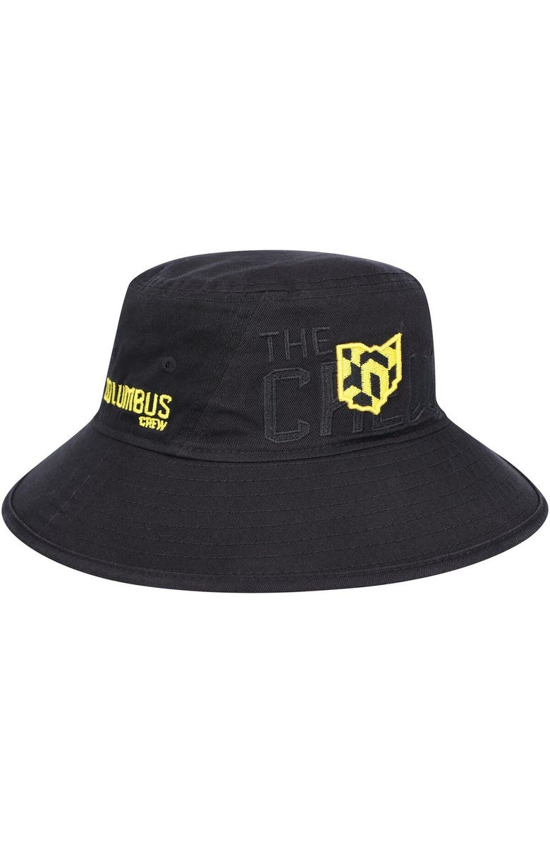 New Era Men's New Era Black Columbus Crew Kick Off Bucket Hat, Alternate, color,