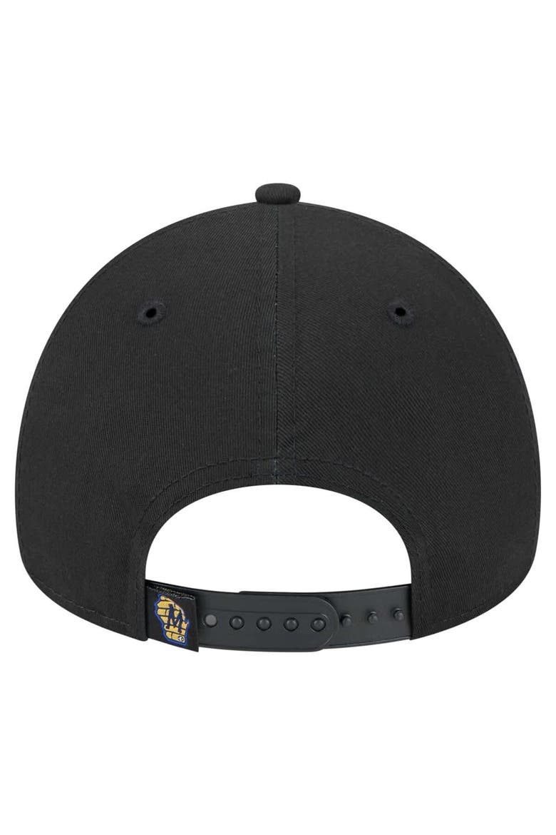 Men's New Era Black Milwaukee Brewers 9FORTY A-Frame Adjustable Hat, Alternate, color, Black