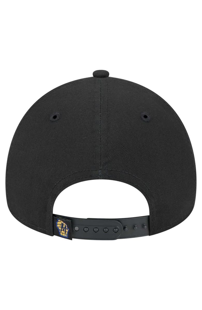 New Era Men's New Era Black Milwaukee Brewers 9FORTY A-Frame Adjustable Hat, Alternate, color, Black