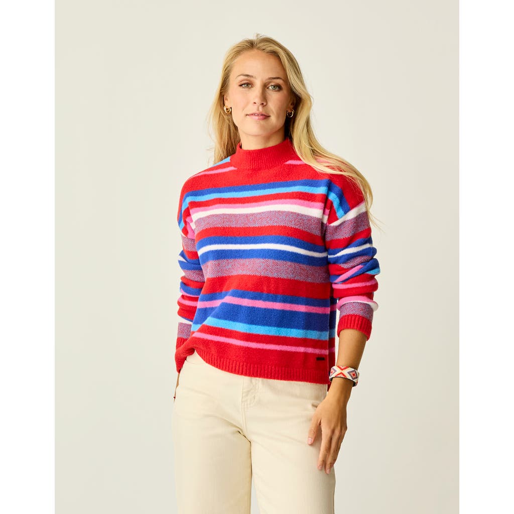Carve Designs Olivia Plush Sweater In Multi
