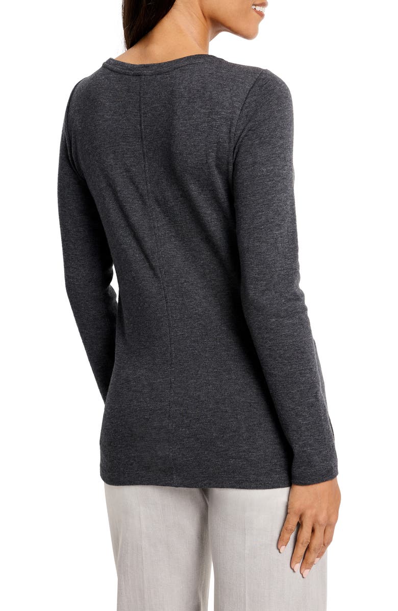 NZT by NIC+ZOE Boat Neck Bracelet Sleeve Top, Alternate, color, 