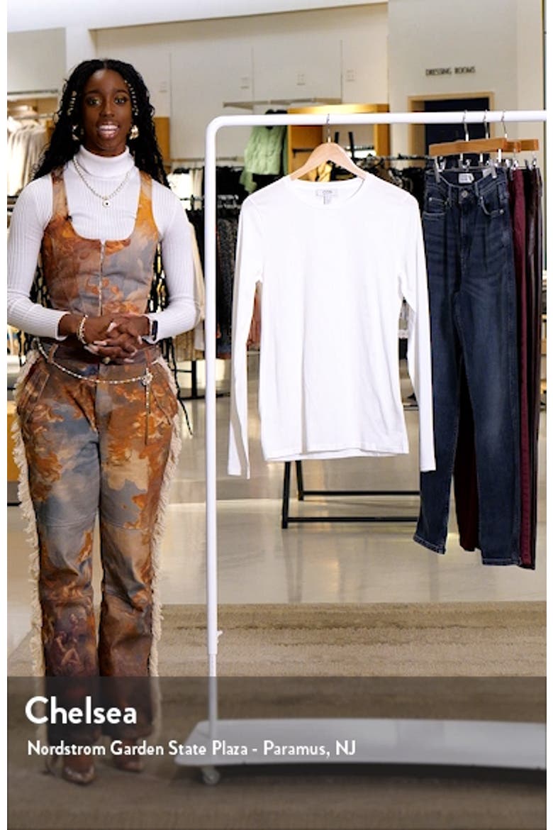 Slim Fit Long Sleeve Cotton T-Shirt video