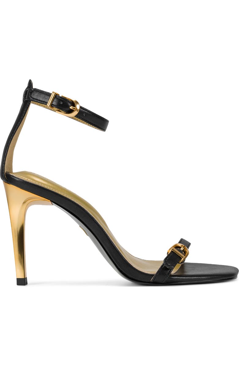 DKNY Pryce Ankle Strap Sandal, Alternate, color, Black