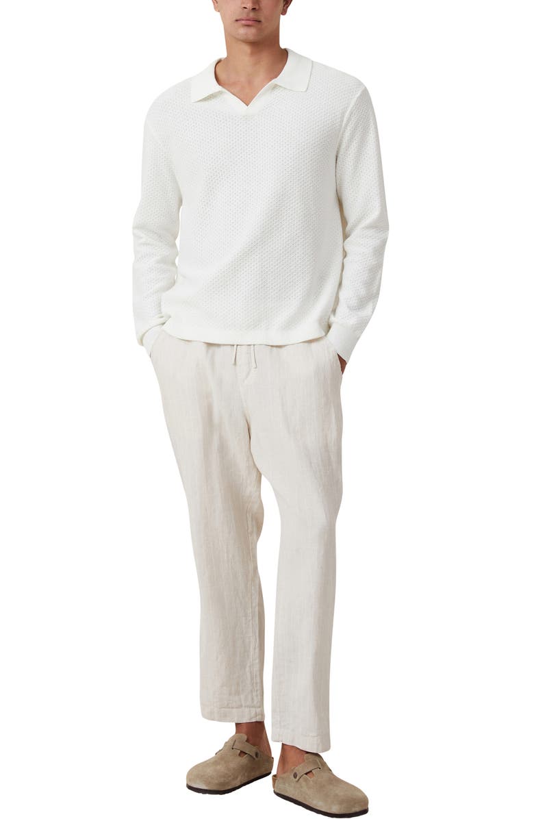 Cotton On Drawstring Waist Linen Pants, Alternate, color,