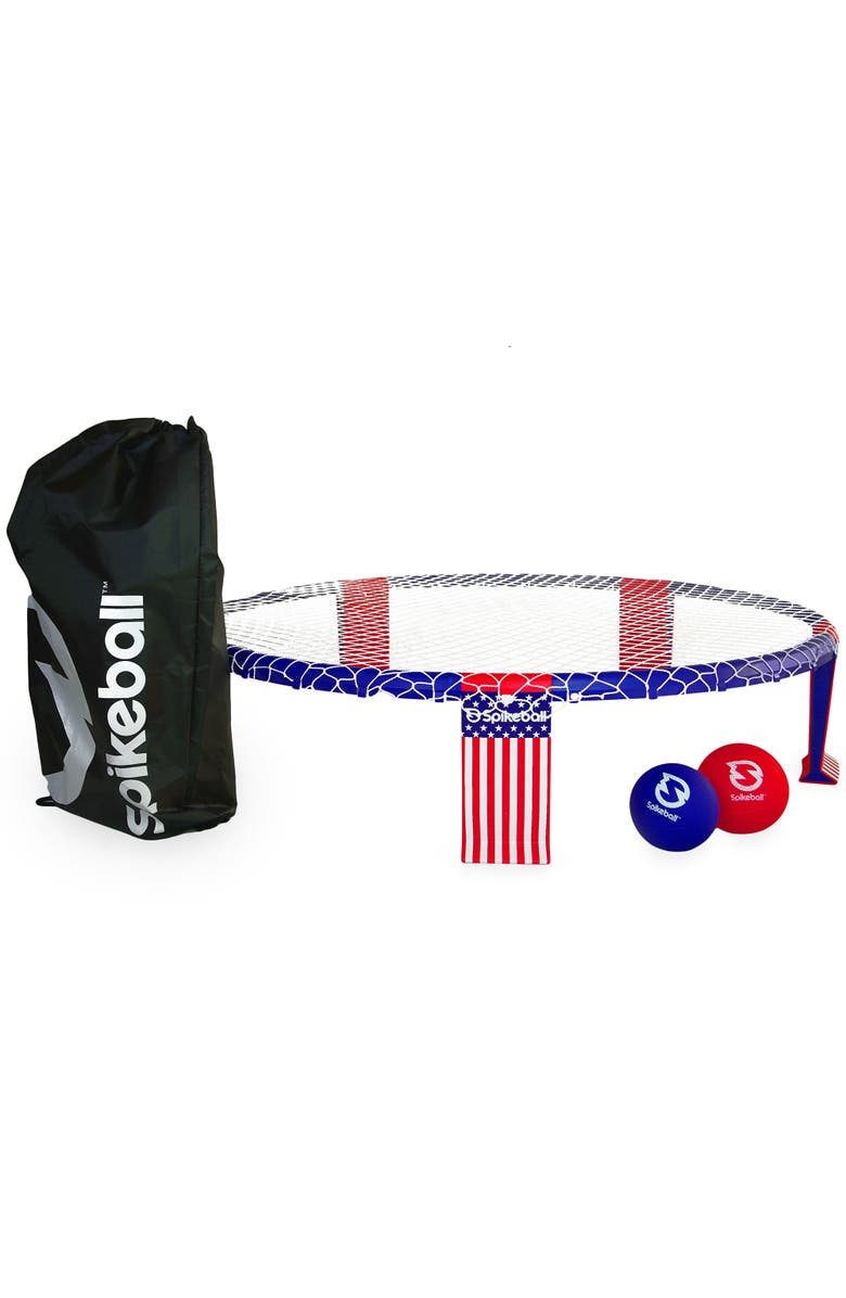 Spikeball Weekender USA Set Roundnet Outdoor Yard Game, Main, color, Multicolored