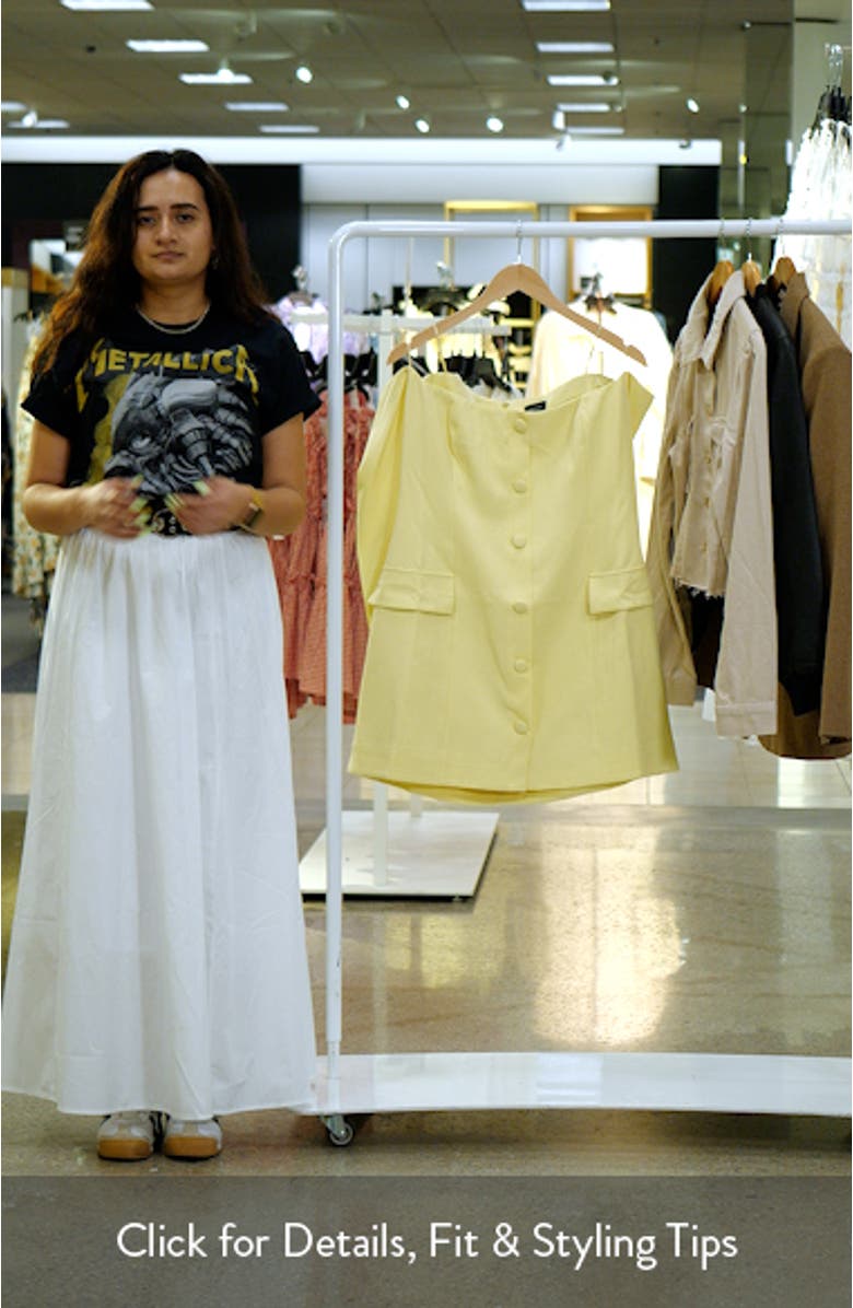 Iria Long Sleeve Button-Up Minidress, sales video thumbnail