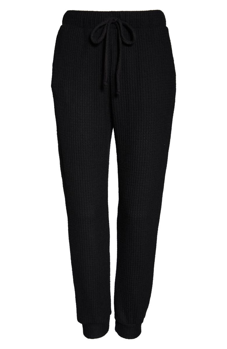 Socialite Waffle Knit Joggers, Alternate, color, 