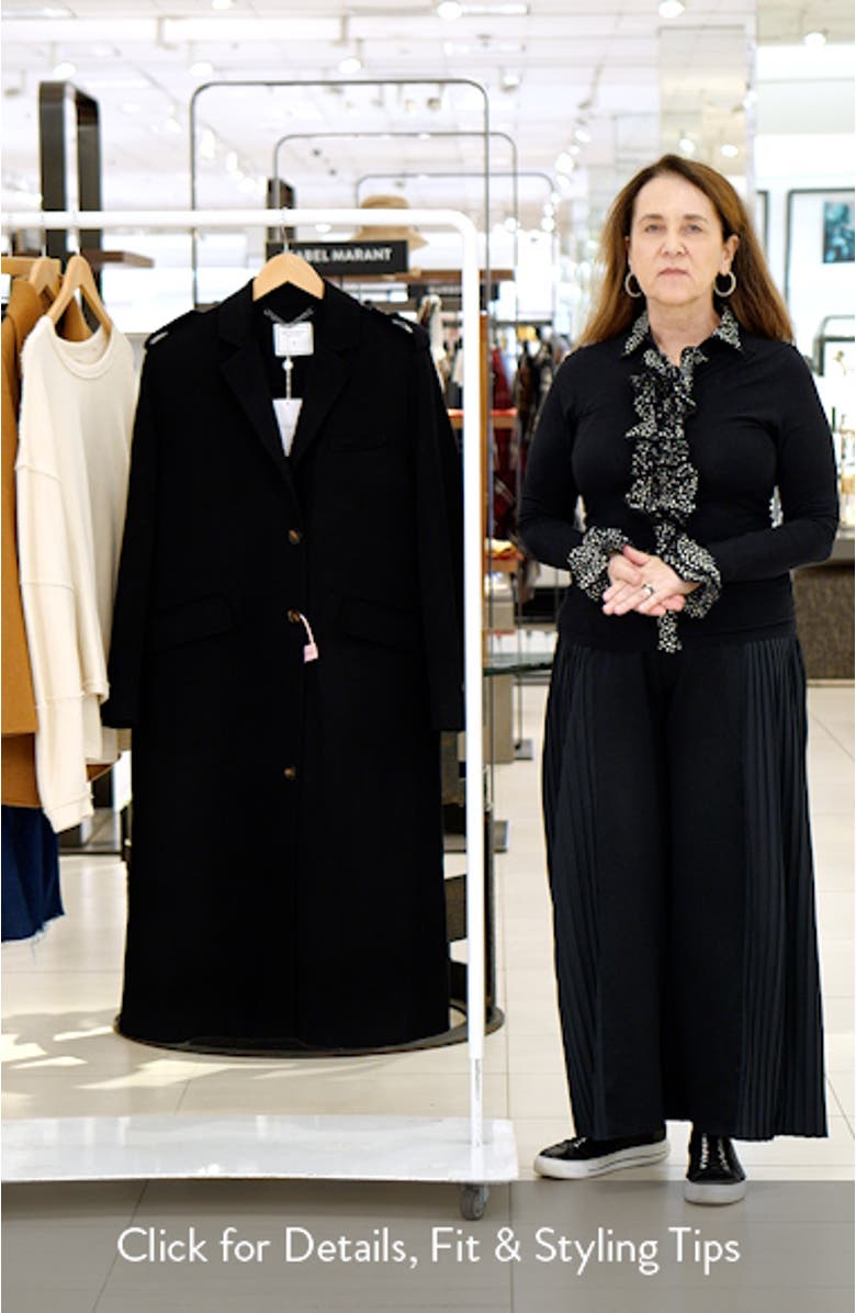 Tainted Love Wool Blend Coat, sales video thumbnail