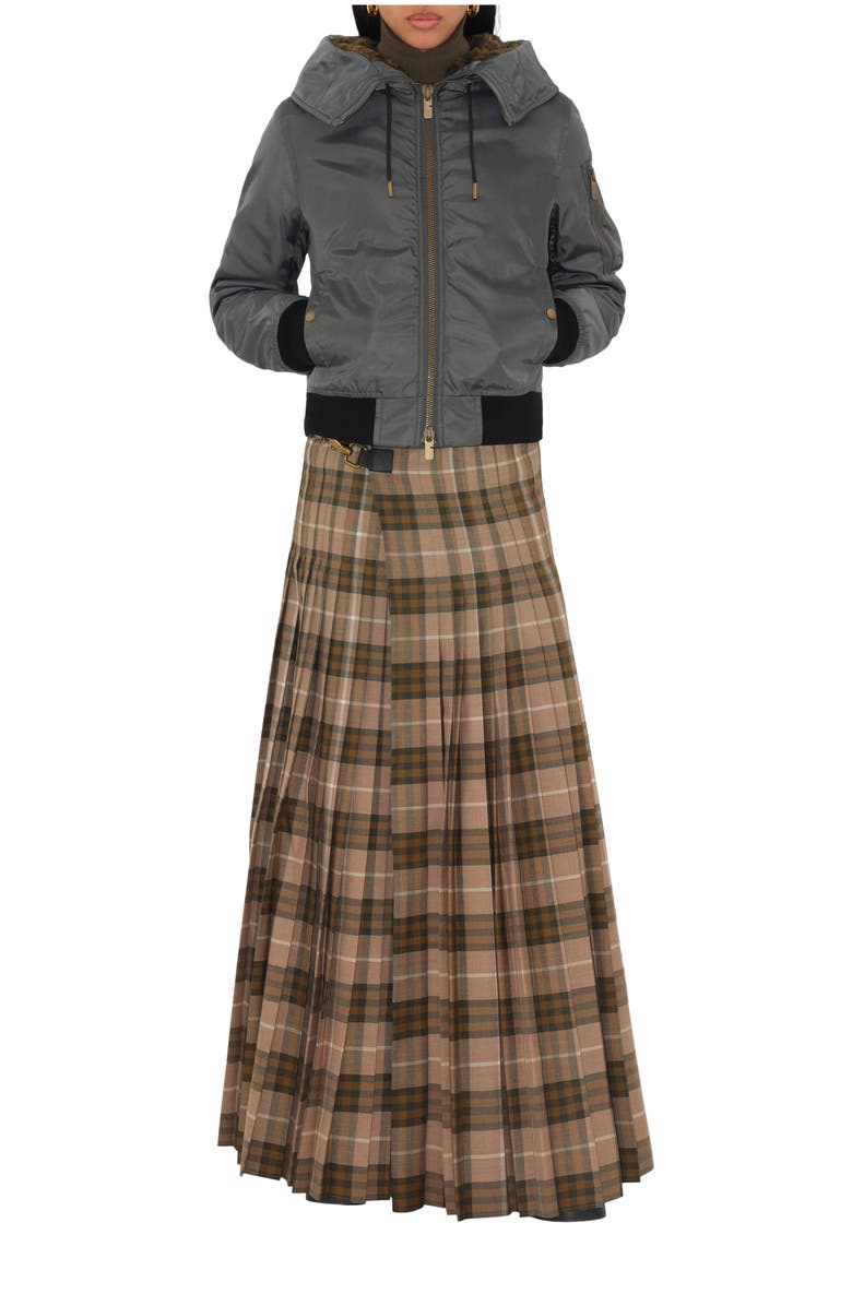 Burberry Cropped Nylon Parka, Main, color,