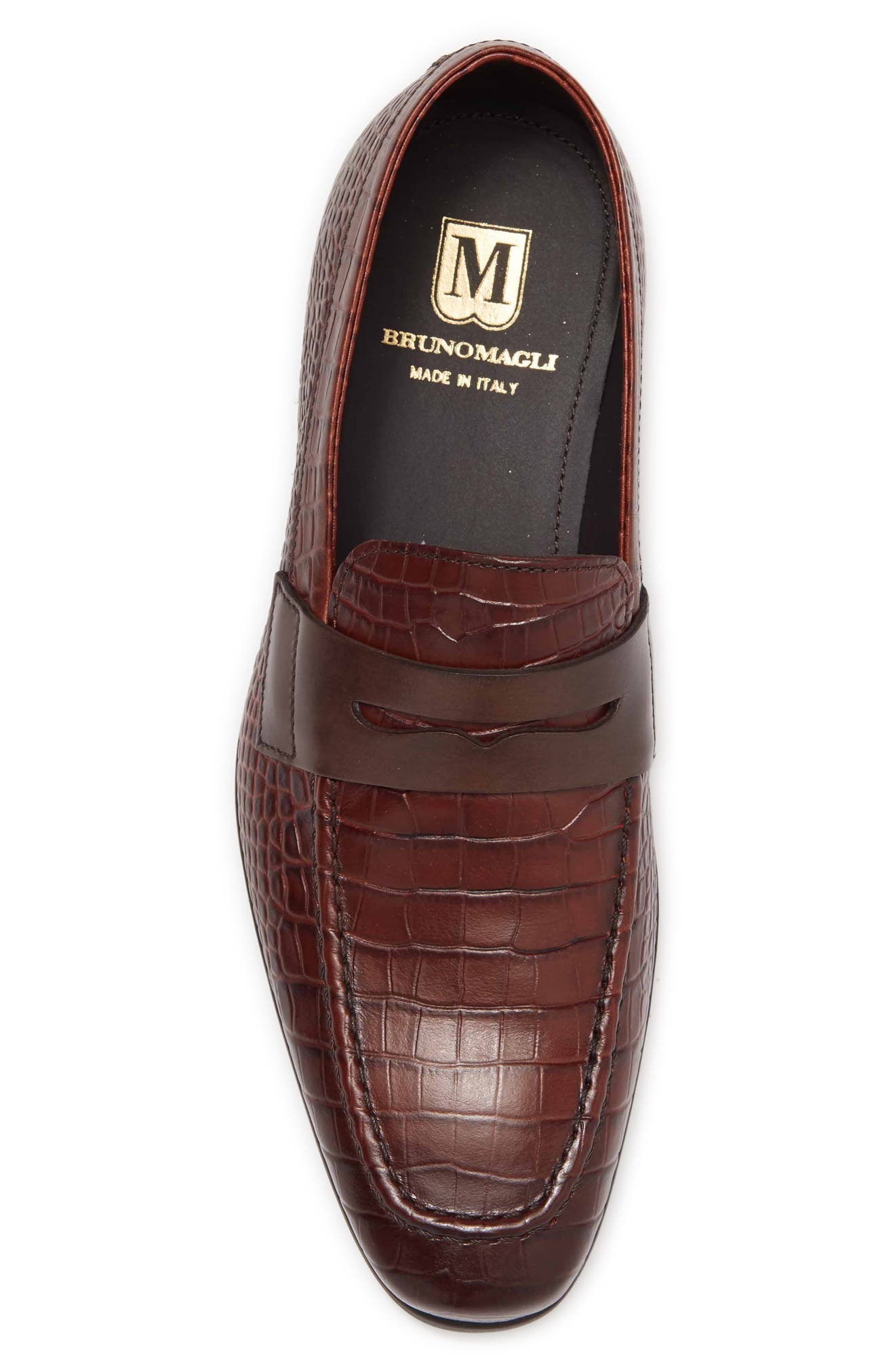 Bruno Magli Mineo Penny Slot Strap Loafer, Alternate, color, 