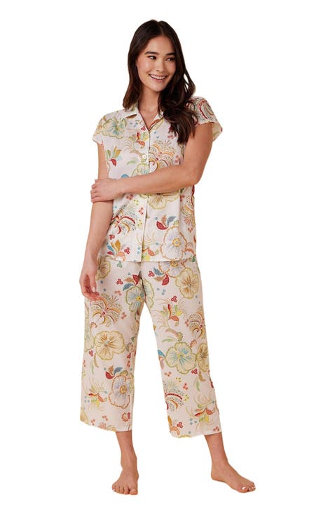 Luxe Pima Capri Print Set