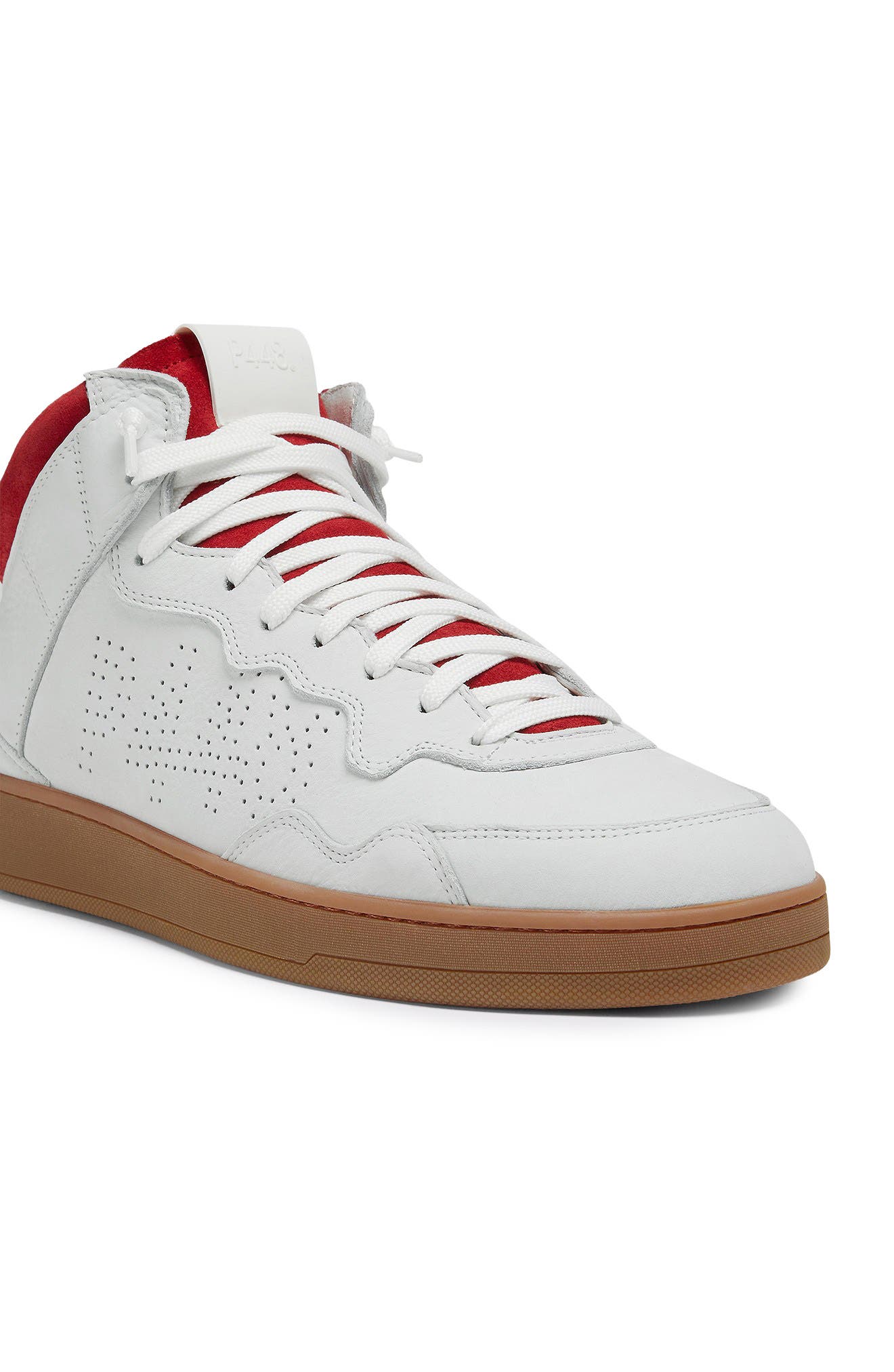 Vert High Top Sneaker, Alternate, color, WHI-RED