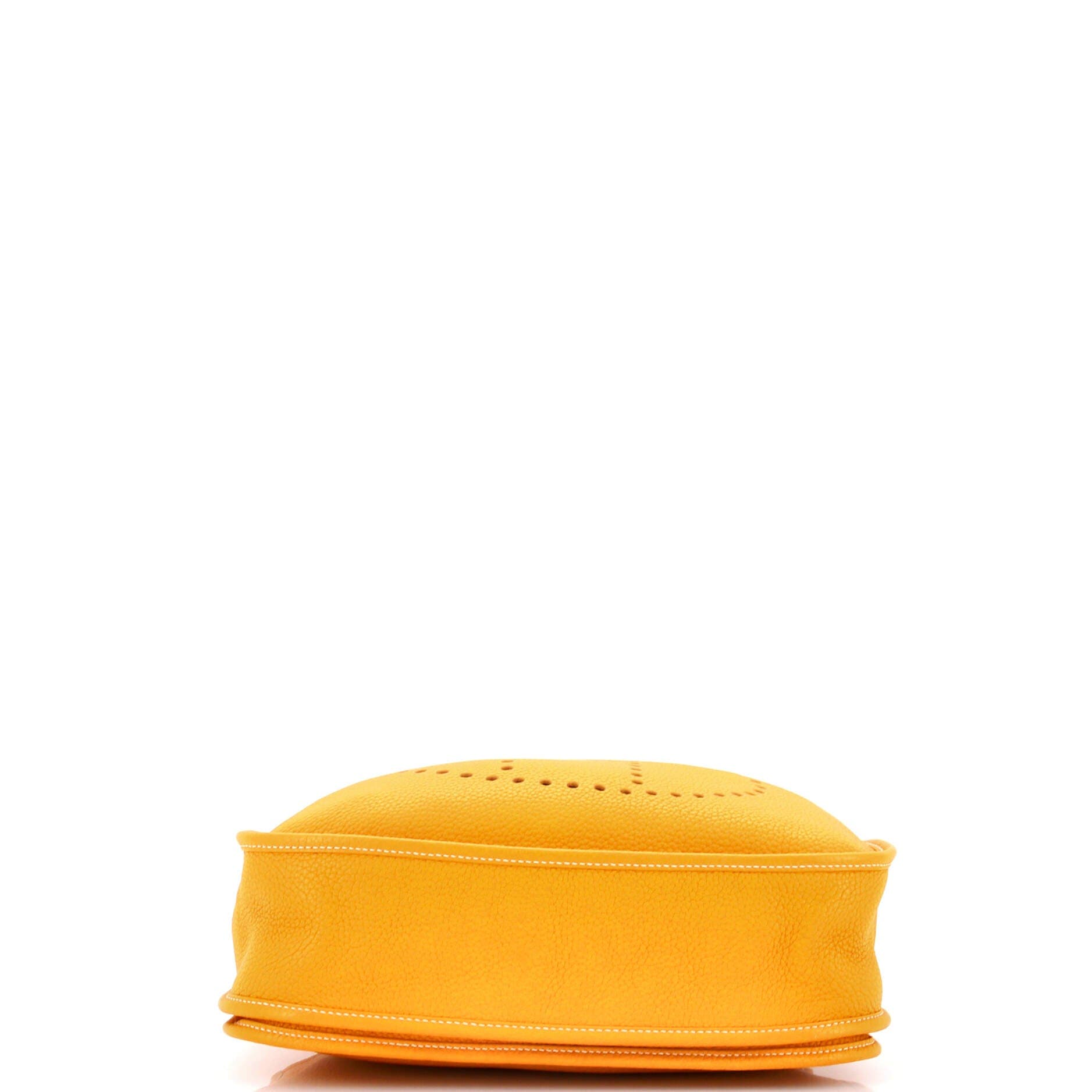 Pre-Owned Hermes Evelyne Bag Gen III Clemence GM, Alternate, color, Natural Sable