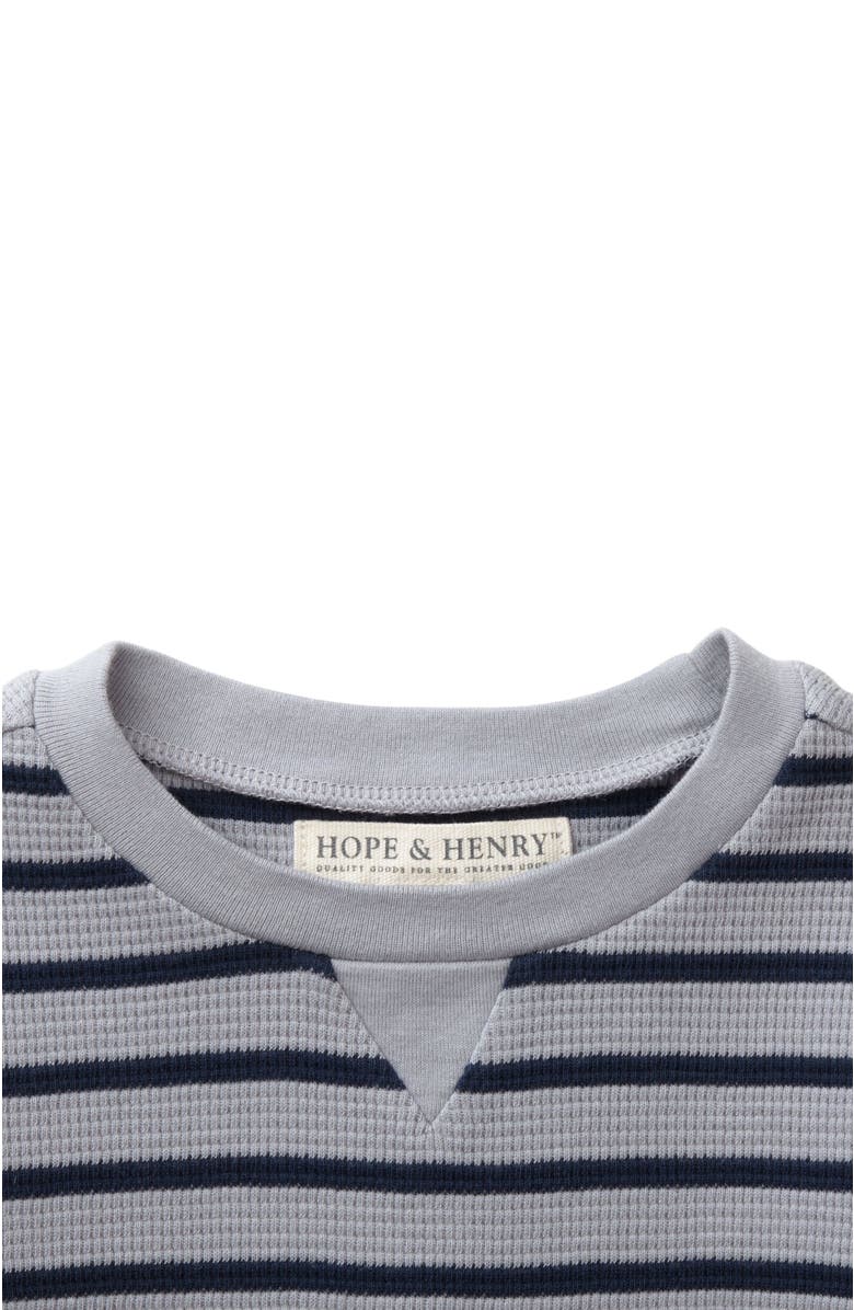 Hope & Henry Baby Boys' Thermal Long Sleeve Tee, Infant, Alternate, color, Grey