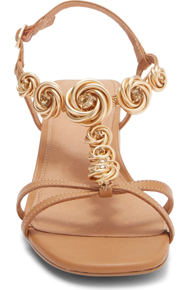 Cecelia New York Abbot T-Strap Sandal, Alternate, color, Tan