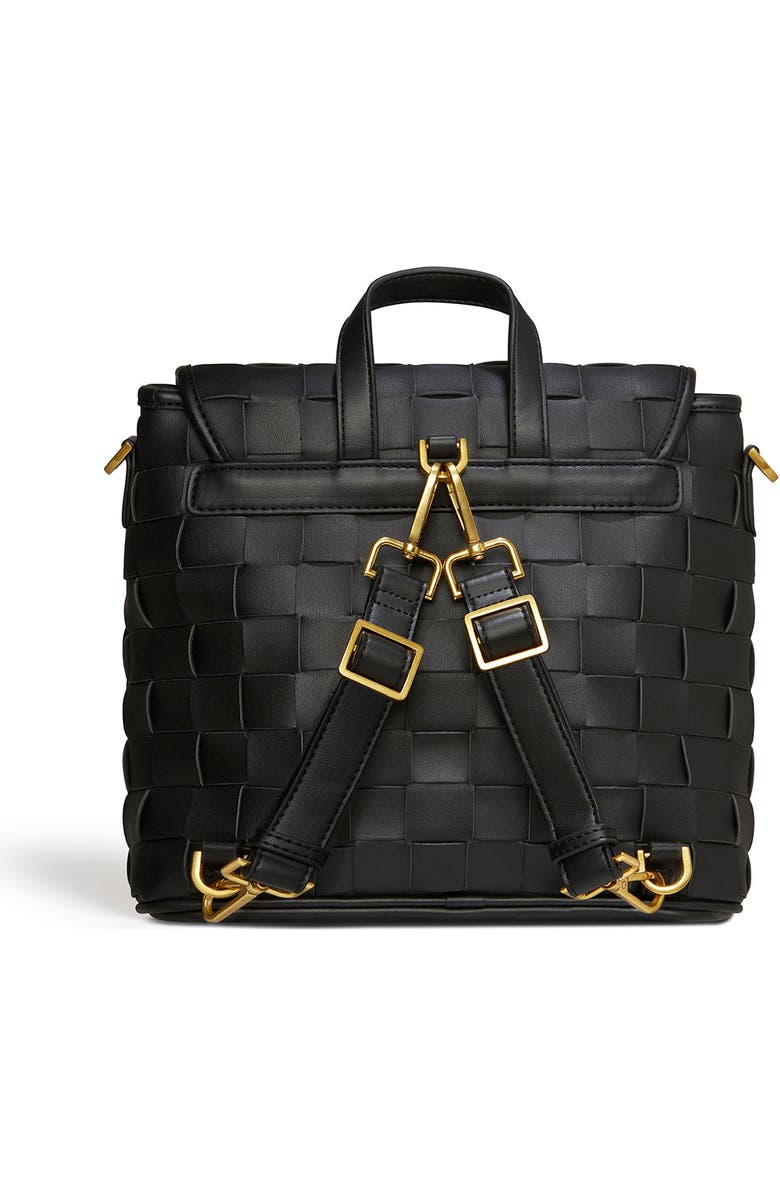 LaBante London Rosie Mini Vegan Backpack, Alternate, color, Black