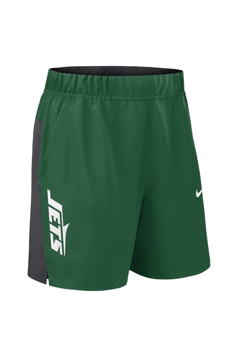 Men's Nike Green New York Jets Woven Victory Performance Shorts, Alternate, color, Green