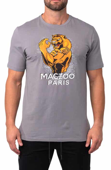 Maceoo Power Lion Logo Graphic Tee