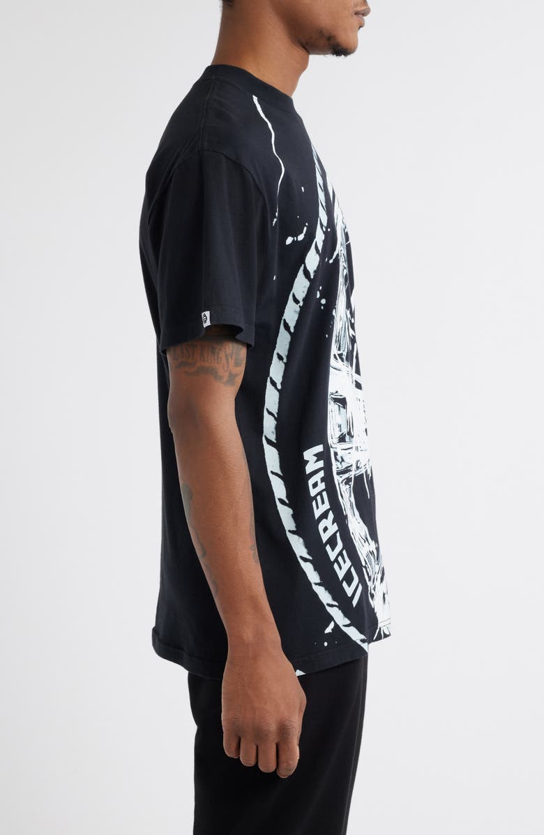 ICECREAM Oversize Chrome Graphic T-Shirt, Alternate, color, 