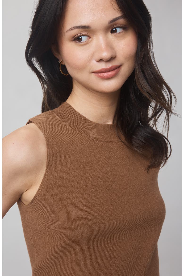 x @cellajaneblogsleeveless Sleeveless Tank Top, Alternate, color, CARAMEL