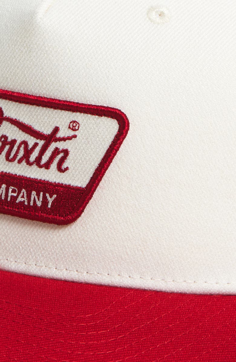 Brixton Linwood Snapback Baseball Cap, Alternate, color, Crimson/ Off White