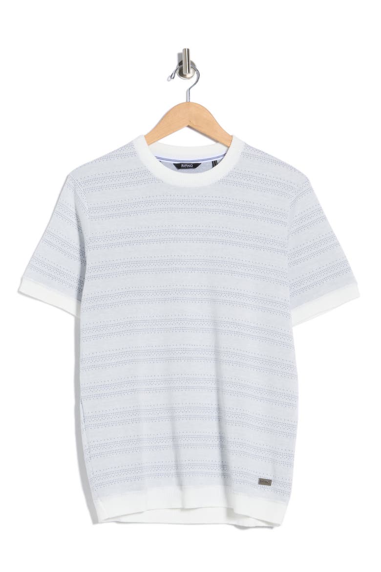 Wiam Knit T-Shirt, Alternate, color, WHITE COMBO